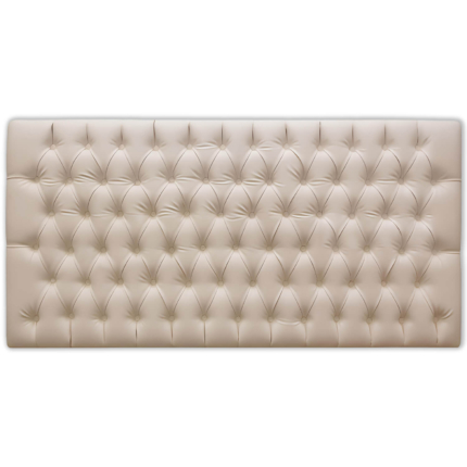 Horeca-Hoofdbord-Creme-Kunstleer