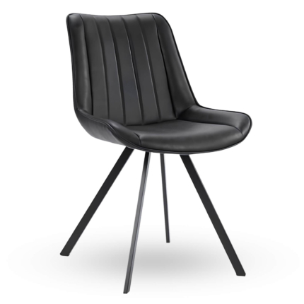 Horeca-Stoel-HERCULES-Zwart-Kunstleer