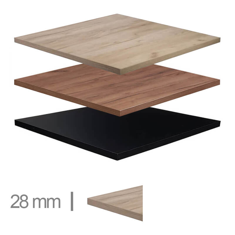 MADRID tafelbladen 28 mm dikte - BINNENGEBRUIK