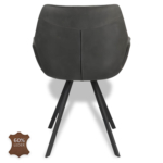 Horeca-Armstoel-Perla-Vintage-Leer-Kunstleer-Antraciet-A