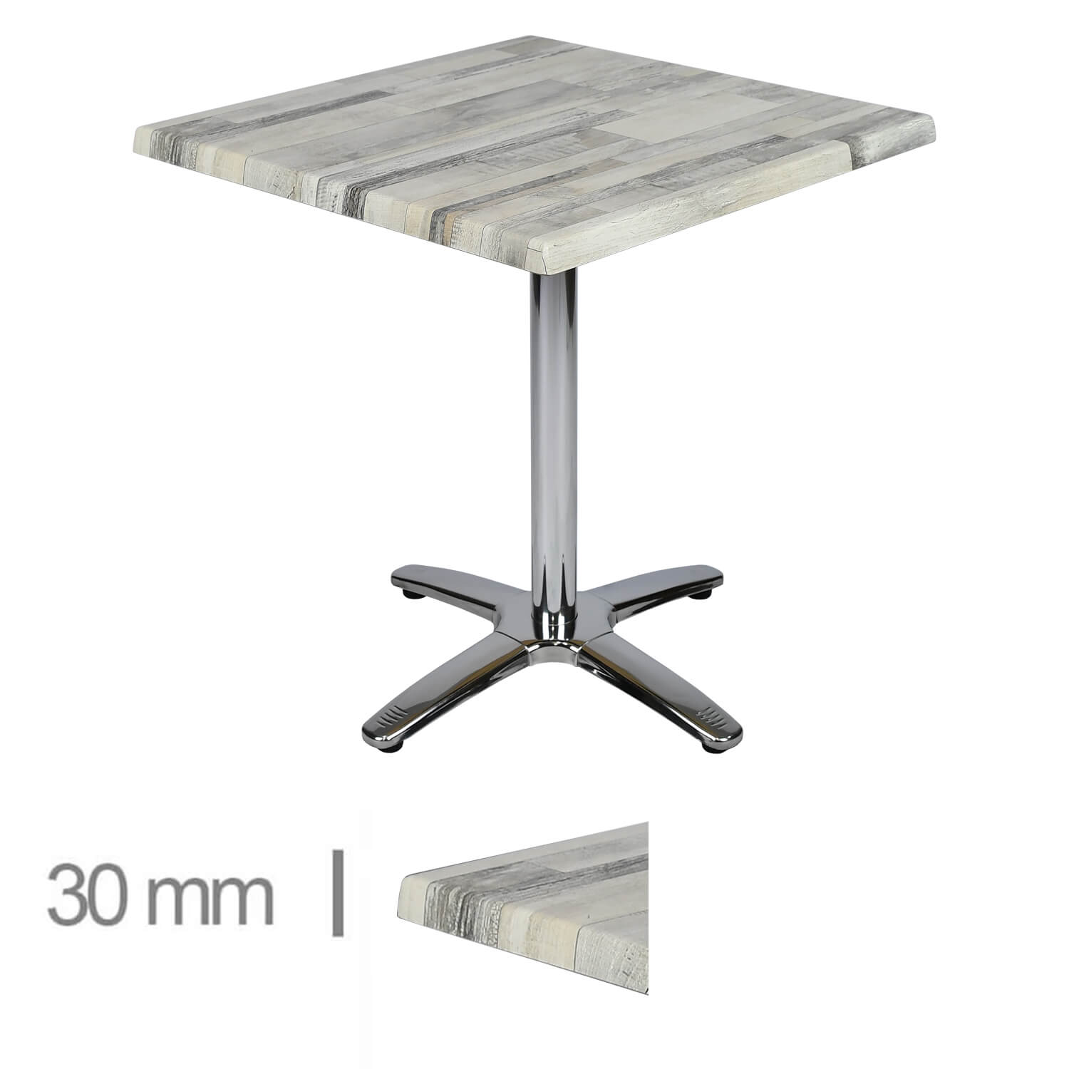 Horeca-Terrastafel-Werzalit-White-Block-60×60-Cm-A-ROMA