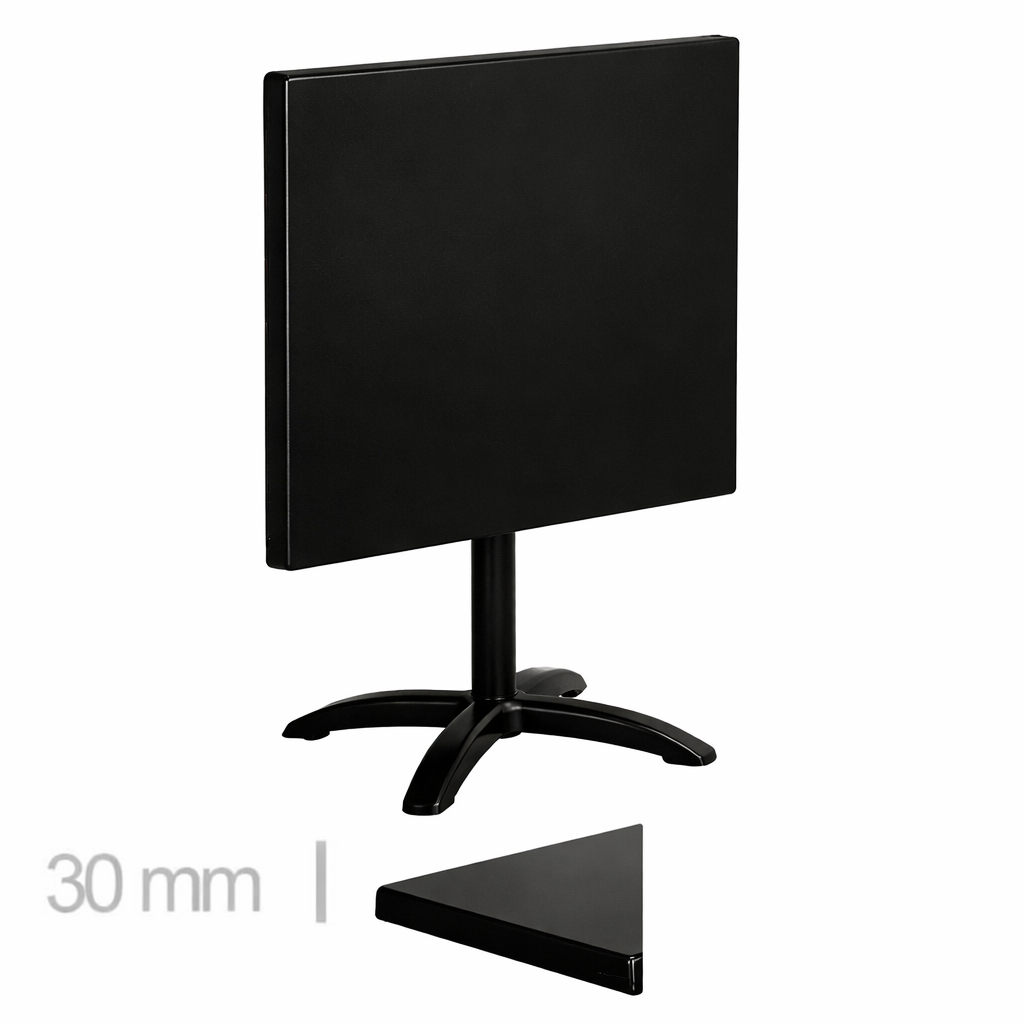 Horeca-Terrastafel-Opklapbaar-Werzalit-Zwart-60×60-Cm Horeca-Terrastafel-Opklapbaar-Werzalit-Zwart-60×60-Cm