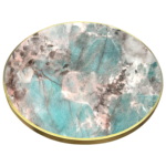 Horeca Runder Tisch Mit Basis - FAUX MARMOR GRÜN - Ø70 cm – Bild 4