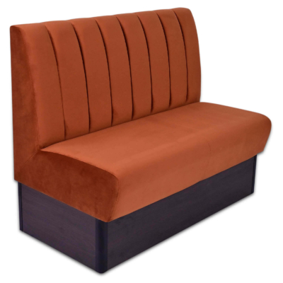 Horeca-Eetbank-Safran-Velvet-Fluweel-Roest