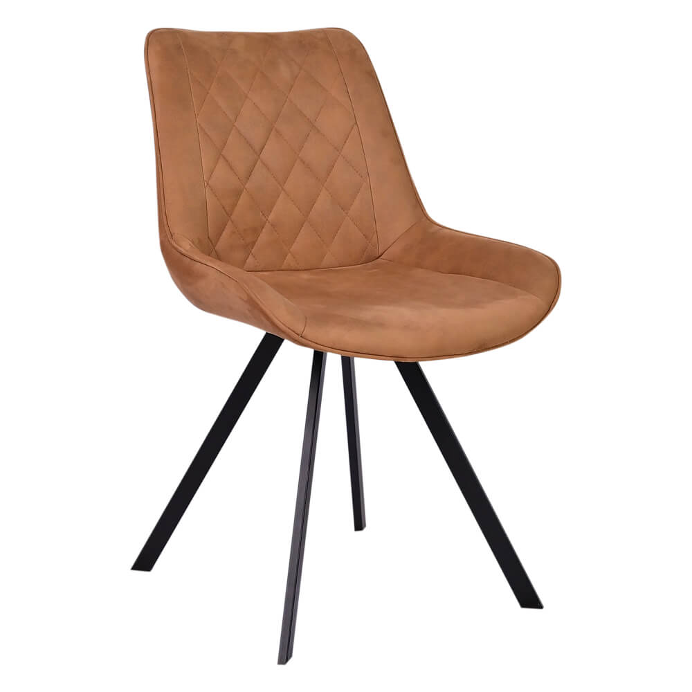 Horeca-Stoel-Tes-Diamond-Vintage-Cognac