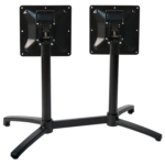 Horeca-Klaptafelonderstel-Aluminium-Staal-98X60-Hoogte-72-Cm-Mat-Zwart