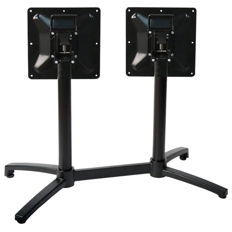 Horeca-Klaptafelonderstel-Aluminium-Staal-98X60-Hoogte-72-Cm-Mat-Zwart