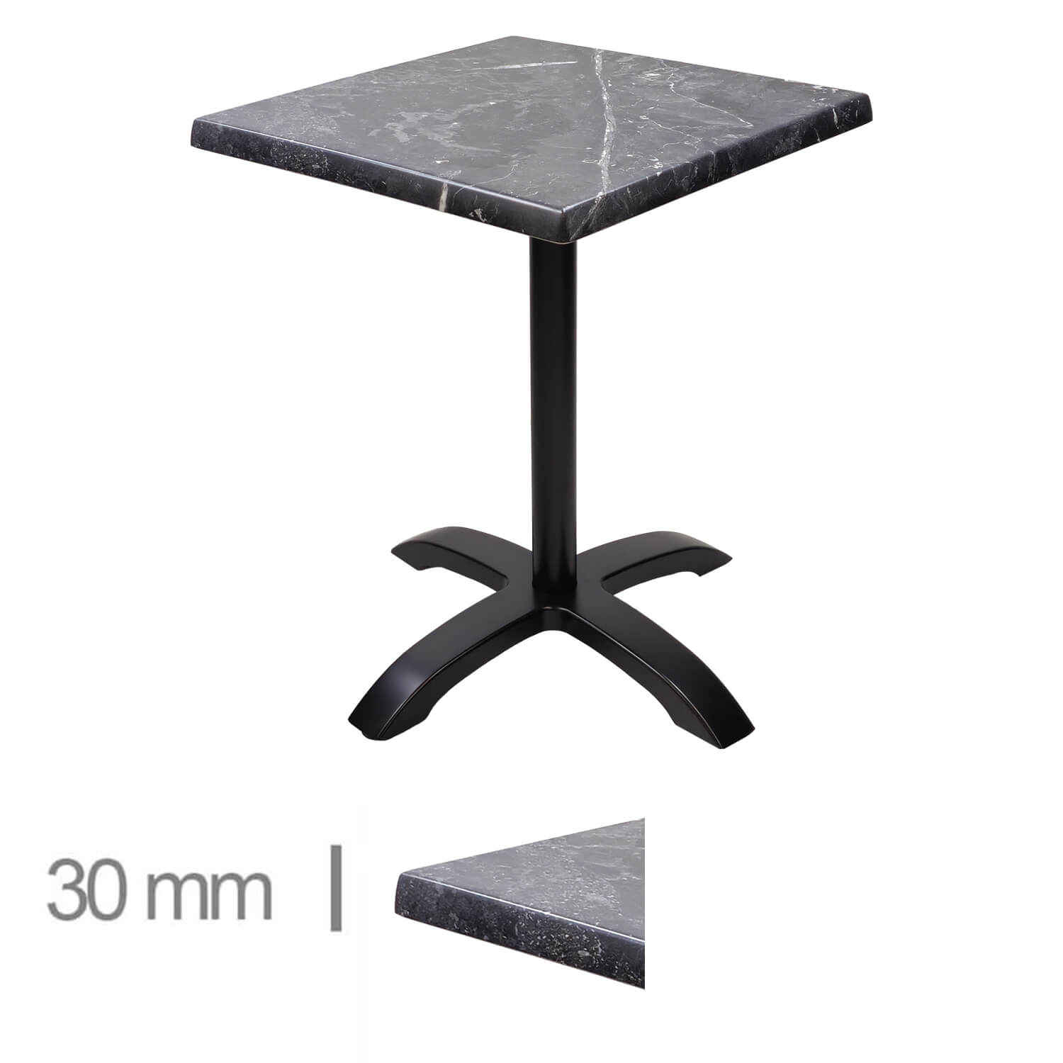 Horeca-Terrastafel-Opklapbaar-Werzalit-DE-Marquina-70x70-Cm Horeca-Terrastafel-Opklapbaar-Werzalit-DE-Marquina-70x70-Cm