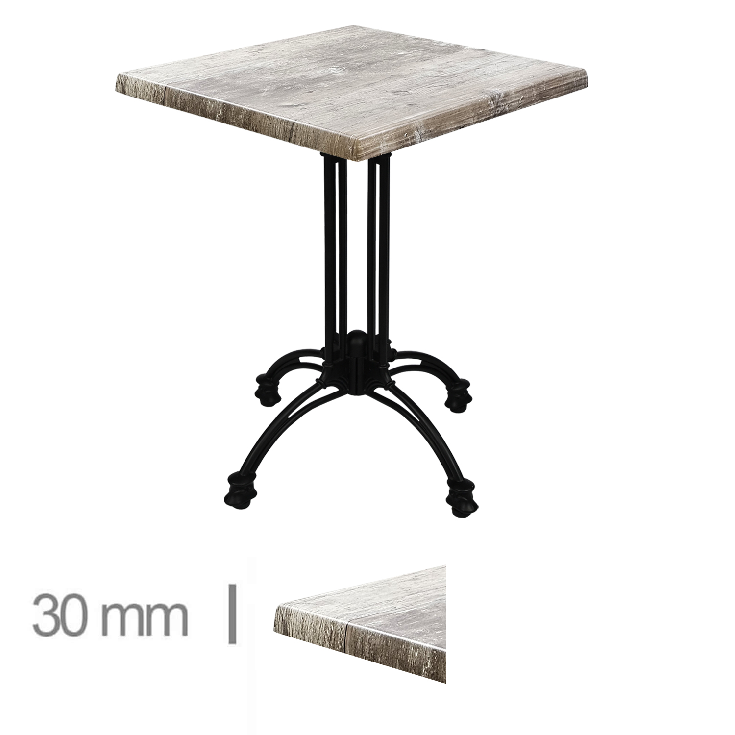 Horeca-Terrastafel-Werzalit-DE-Findus-Grey-60x60-Cm-A-442 Horeca-Terrastafel-Werzalit-DE-Findus-Grey-60x60-Cm-A-442