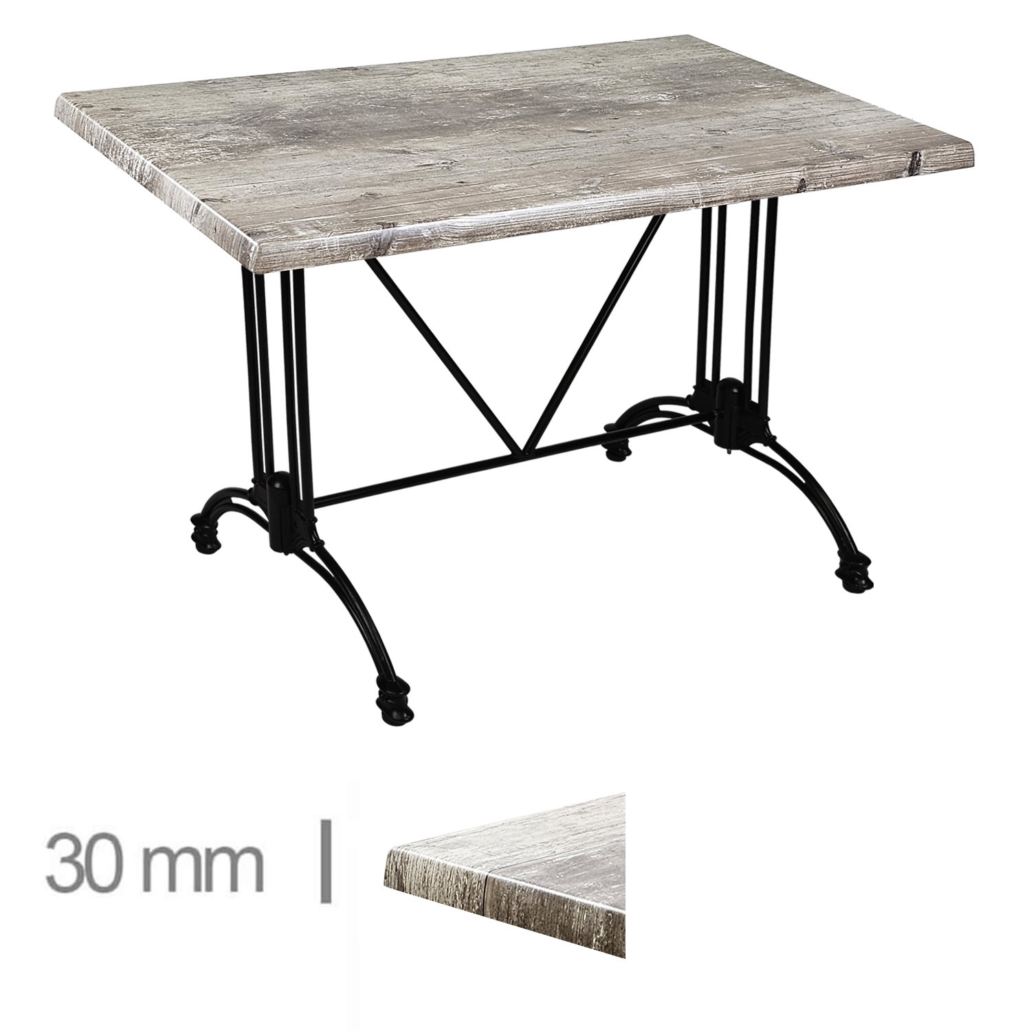 Horeca-Terrastafel-Werzalit-DE-Findus-Grey-70x110-Cm-A-440 Horeca-Terrastafel-Werzalit-DE-Findus-Grey-70x110-Cm-A-440