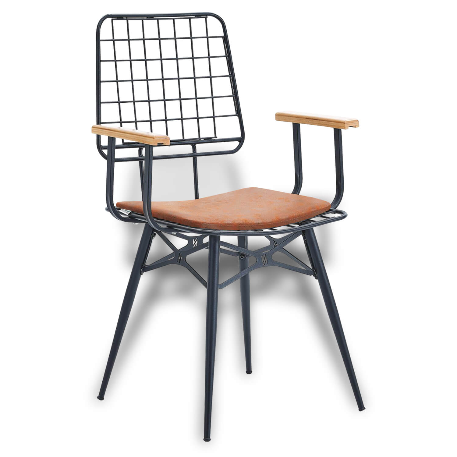 Horeca-Armstoel-Rio-Vintage-Microvezel-Cognac Horeca-Armstoel-Rio-Vintage-Microvezel-Cognac