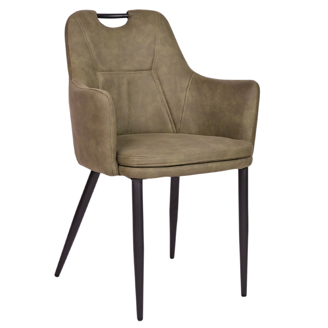 Horeca-Armstoel-Victoria-Vintage-Olijf