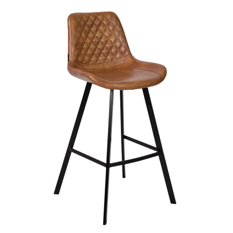 Horeca-Barstoel-Emperio-Vintage-Cognac-Pu