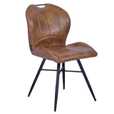 Horeca-Stoel-Elite-Cognac