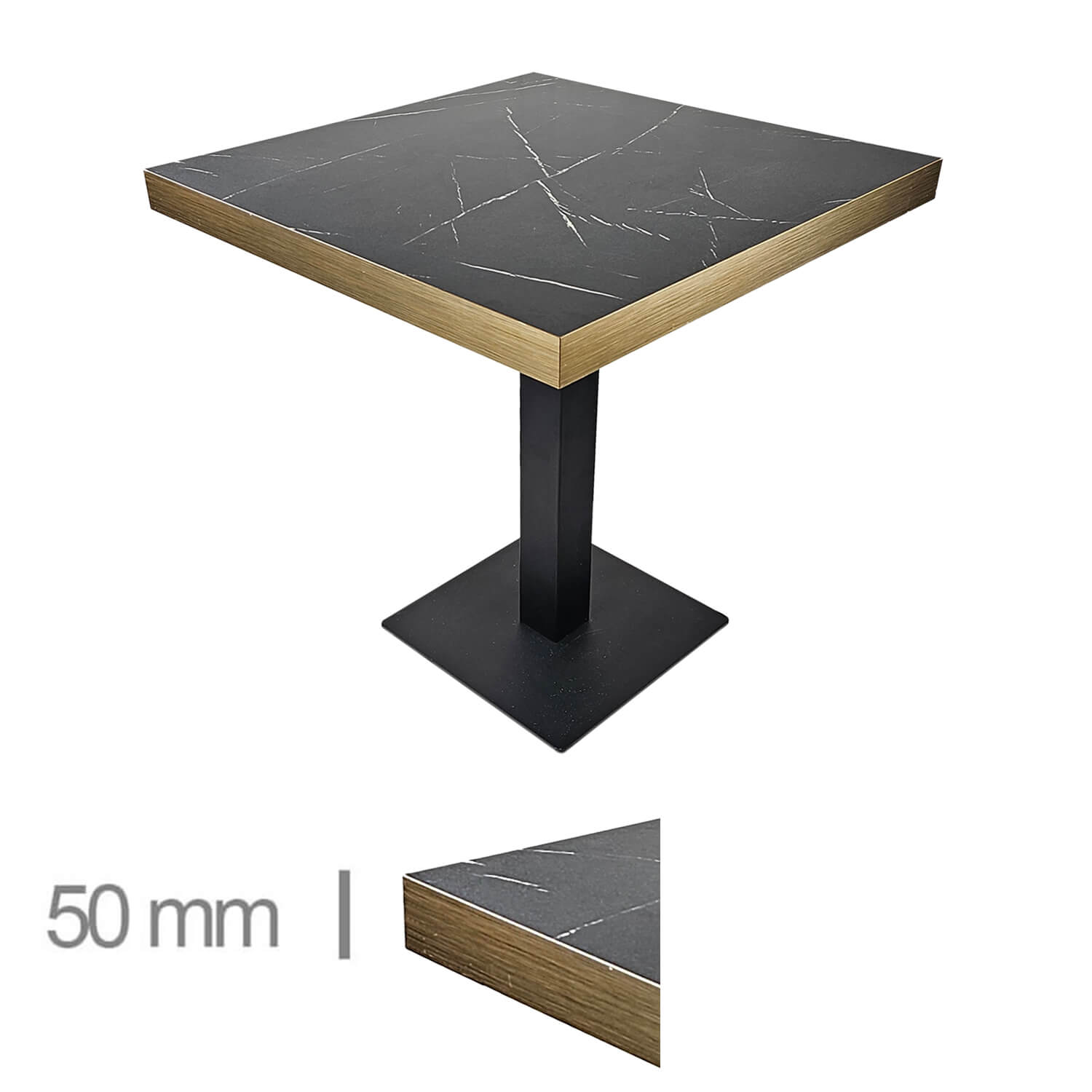 Horeca-Tafel-Met-Gouden-Rand-Dublin-Marmer-Zwart-70x70-Cm-Met-Onderstel-1 - Horeca-Tafel-Met-Gouden-Rand-Dublin-Marmer-Zwart-70x70-Cm-Met-Onderstel-1 -