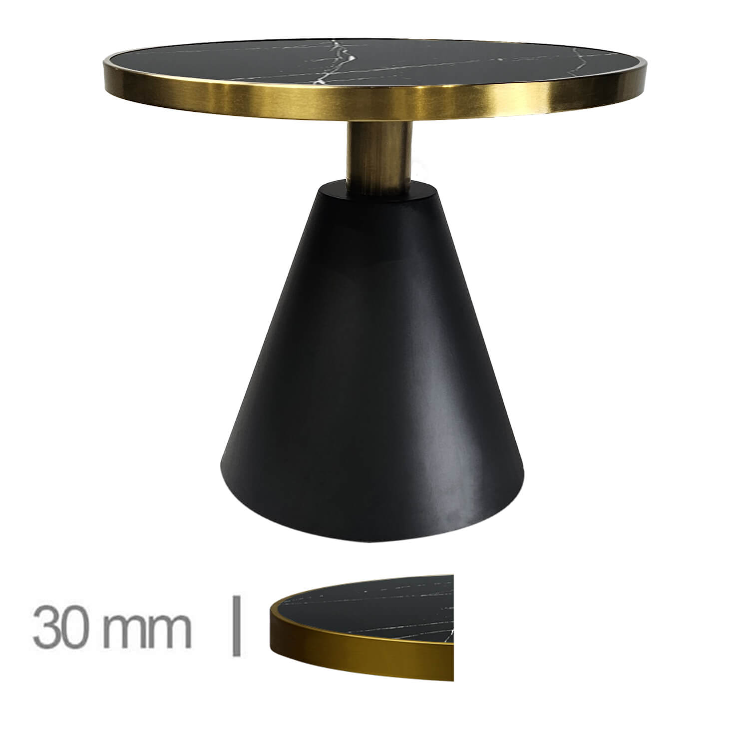 Horeca-Tafel-Rond-Faux-Marmer-Zwart-70-Cm-Met-Onderstel-375 Horeca-Tafel-Rond-Faux-Marmer-Zwart-70-Cm-Met-Onderstel-375