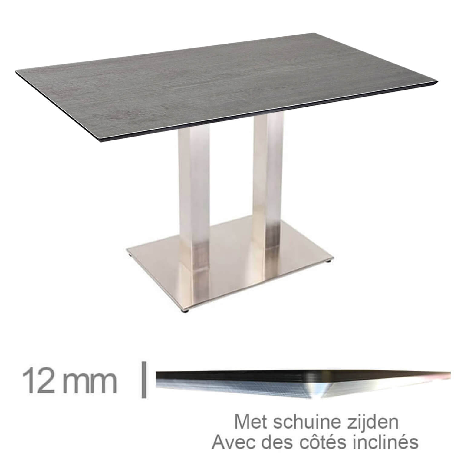 Horeca-Tafel-Compact-Rock-69x120-Cm-Met-Onderstel-B-341S Horeca-Tafel-Compact-Rock-69x120-Cm-Met-Onderstel-B-341S