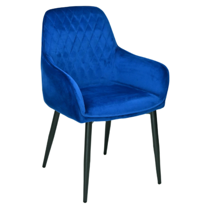 Horeca-Armstoel-Velvet-Fluweel-Luxor-Blauw
