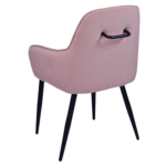 Horeca-Armstoel-Velvet-Fluweel-Luxor-Roze1