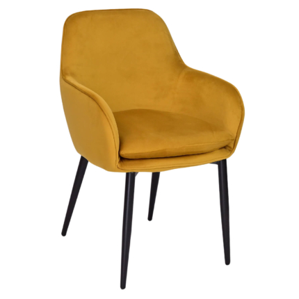 Horeca-Armstoel-Velvet-Fluweel-Malmo-Goud