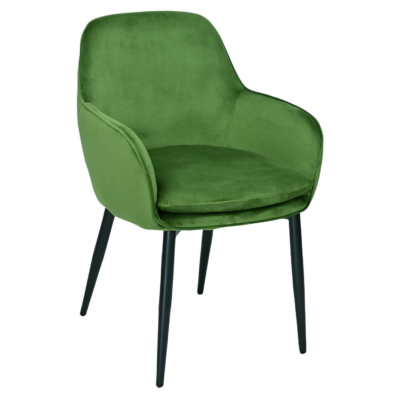 Horeca-Armstoel-Velvet-Fluweel-Malmo-Olijf
