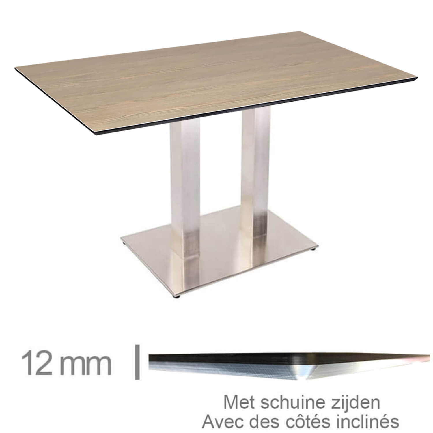 Horeca-Tafel-Compact-Aspen-69x120-Cm-Met-Onderstel-B-341S Horeca-Tafel-Compact-Aspen-69x120-Cm-Met-Onderstel-B-341S