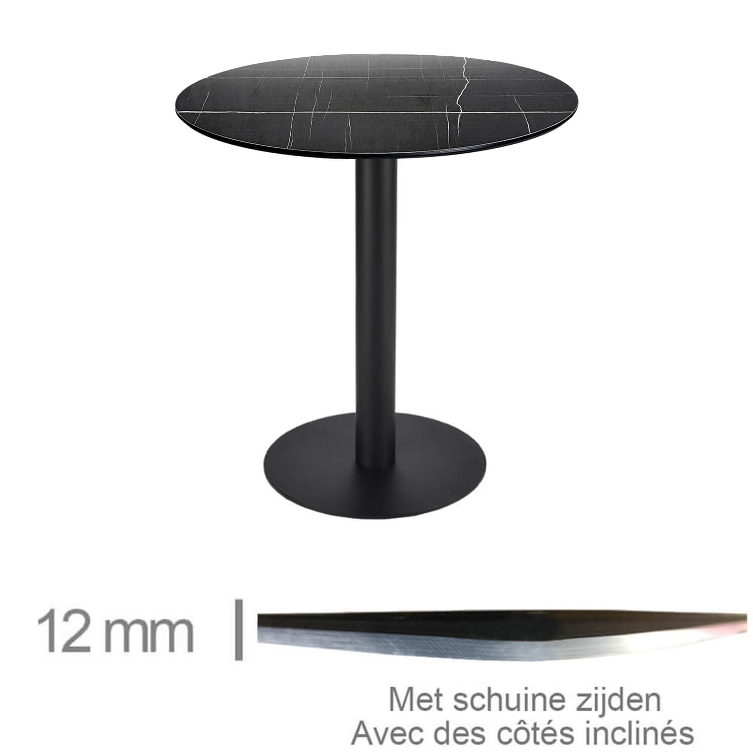 Horeca-Tafel-Rond-Compact Palazzo-69-Cm-Met-Onderstel-B-320-1 Horeca-Tafel-Rond-Compact Palazzo-69-Cm-Met-Onderstel-B-320-1