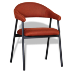 Horeca-Armstoel-Amaze-Ademende-Stof-Roest