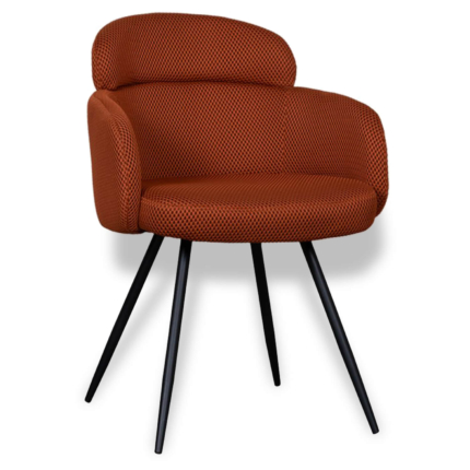 Horeca-Armstoel-Dinner-Ademende-Stof-Roest