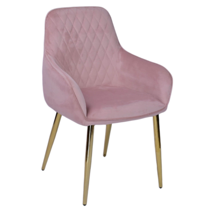 Horeca-Armstoel-Velvet-Fluweel-Luxor-Roze