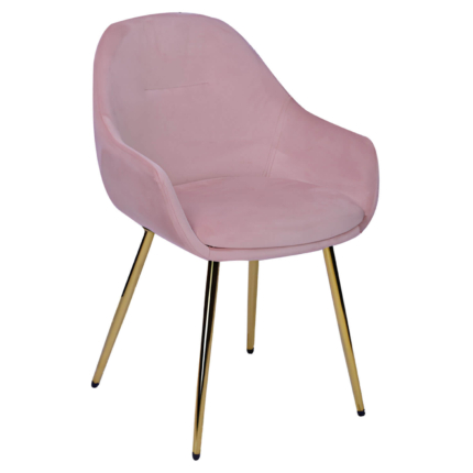 Horeca-Armstoel-Velvet-Fluweel-Oslo-Roze