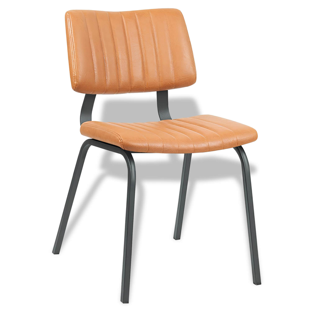 Horeca-Stoel-Gusto-PU-Cognac