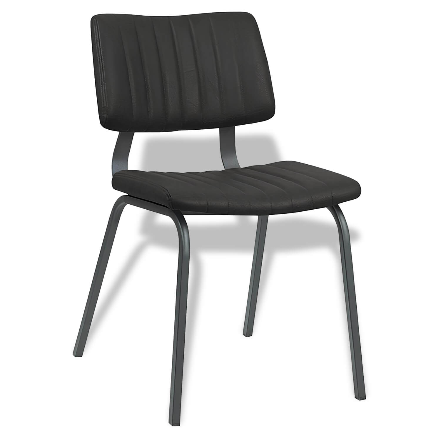 Horeca-Stoel-Gusto-PU-Zwart Horeca-Stoel-Gusto-PU-Zwart