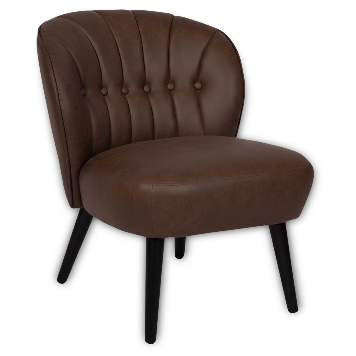 Horeca-Lounge-Zetel-BELLINI-Microvezel-Bruin Horeca-Lounge-Zetel-BELLINI-Microvezel-Bruin