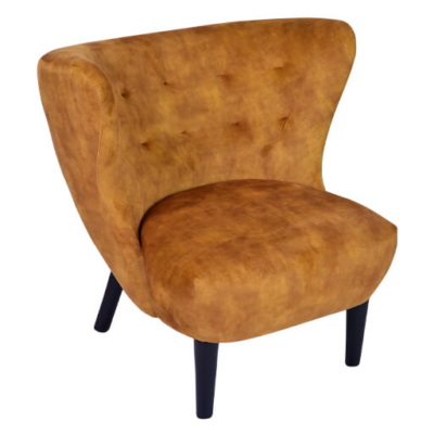 Horeca-Lounge-Zetel-Velvet-Fluweel-Venus-Cognac