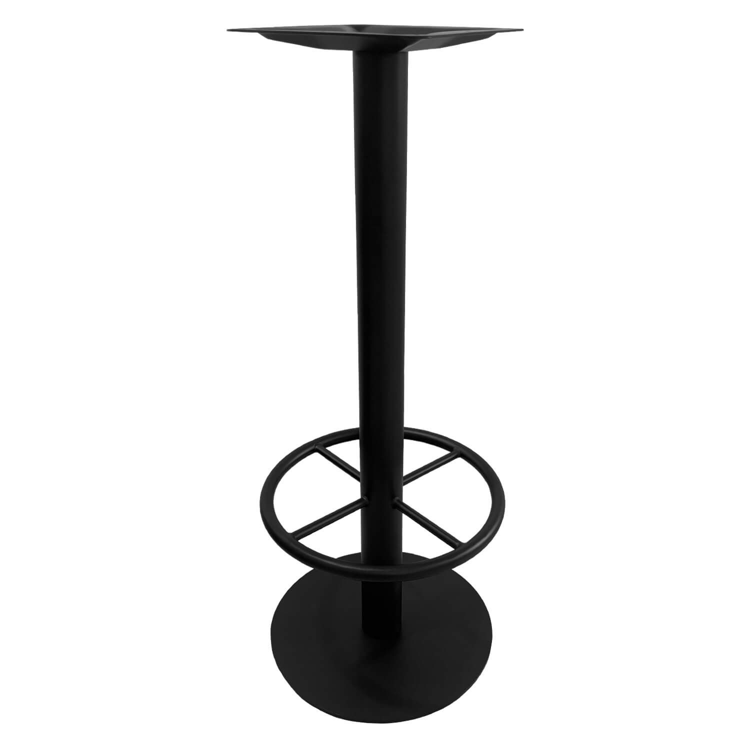 Horeca-Statafelonderstel-Rond-Staal-43-Cm-Hoogte-108-Cm-Zwart-B-320H-F Horeca-Statafelonderstel-Rond-Staal-43-Cm-Hoogte-108-Cm-Zwart-B-320H-F
