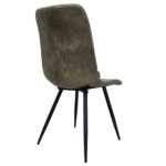 Horeca Stoel - NILA - Olijf Vintage Kunstleer - Afbeelding 2