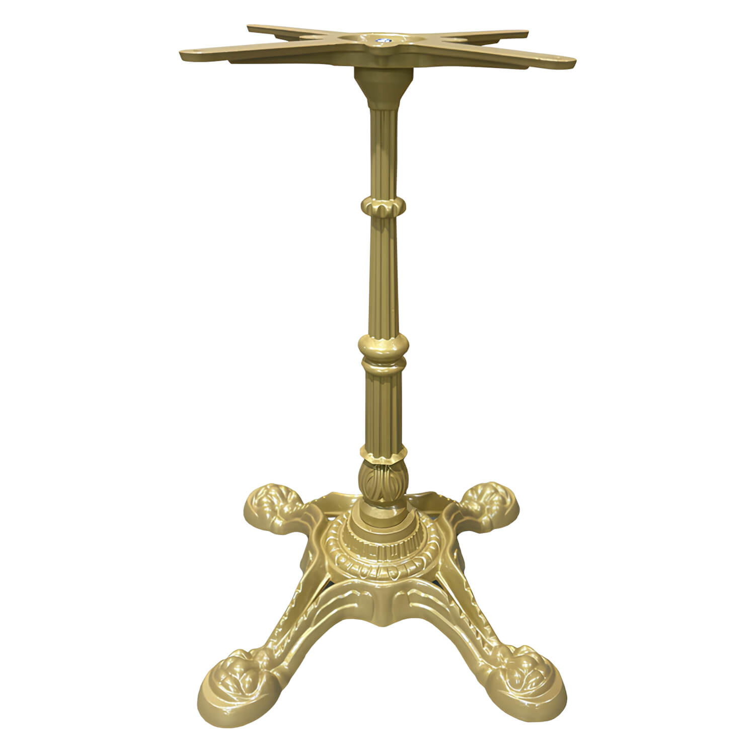 Horeca-Tafelonderstel-Gietijzer-45x45-Hoogte-72-Cm-Goud-CE155-GOLD Horeca-Tafelonderstel-Gietijzer-45x45-Hoogte-72-Cm-Goud-CE155-GOLD