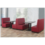 Horeca-Eetbank-Luna-120-cm-Kunstleer-Bordeaux-Model-2