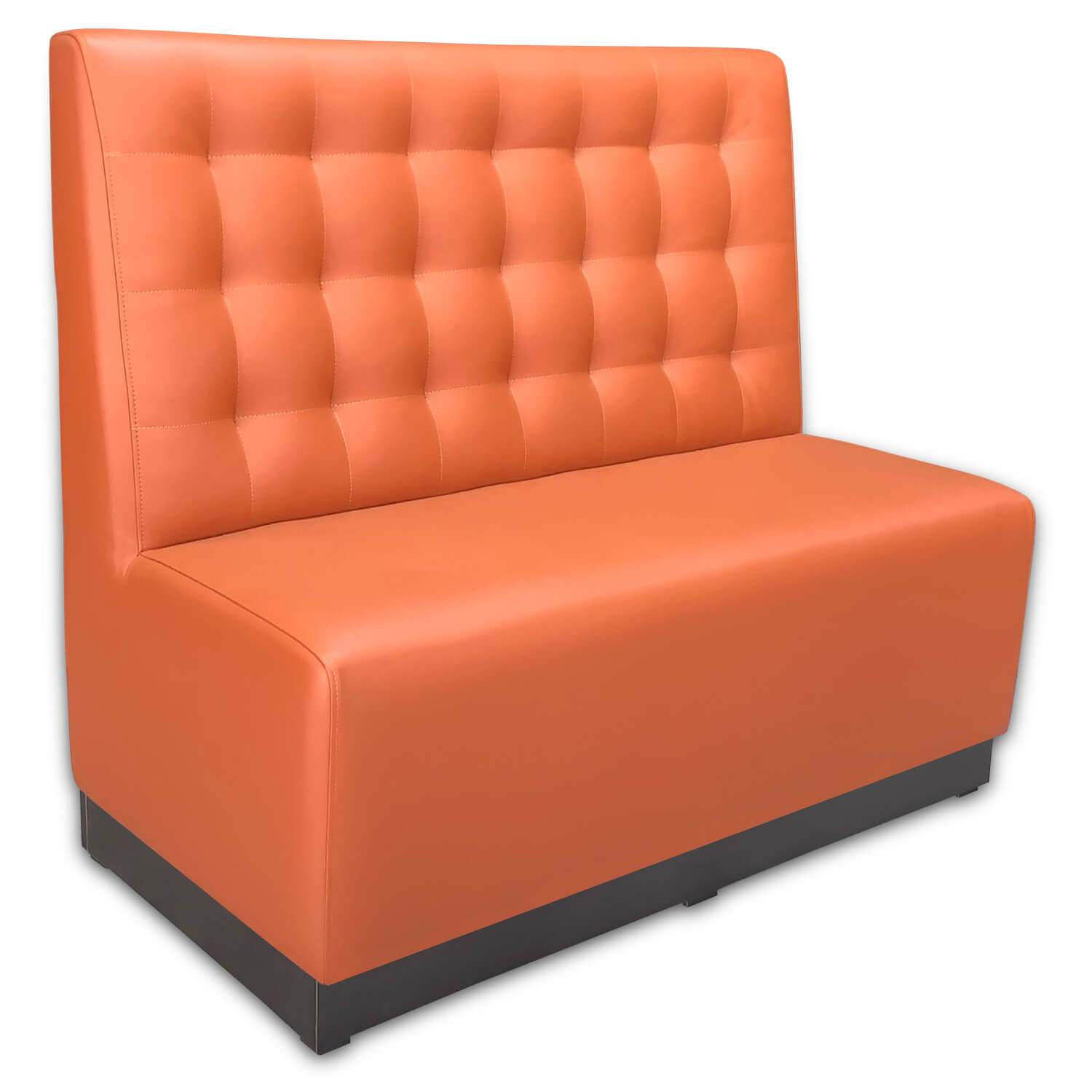 Horeca-Eetbank-Luna-120-cm-Kunstleer-Oranje Horeca-Eetbank-Luna-120-cm-Kunstleer-Oranje