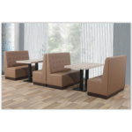 Horeca-Eetbank-Luna-120-cm-Kunstleer-Taupe-Model-1