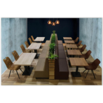 Horeca Eetbank - ECO LUNA - Taupe Kunstleer - Afbeelding 12