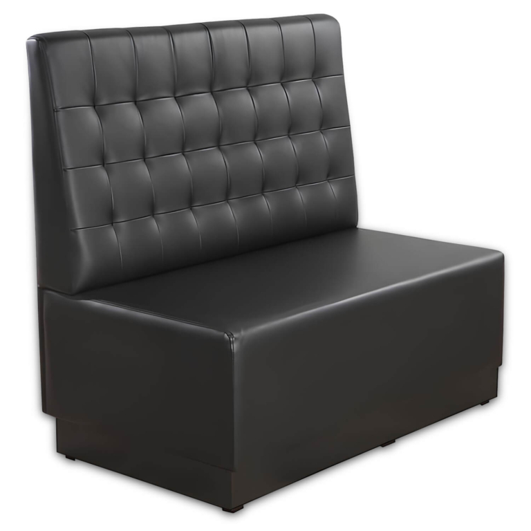 Horeca-Eetbank-Luna-120-cm-Kunstleer-Zwart