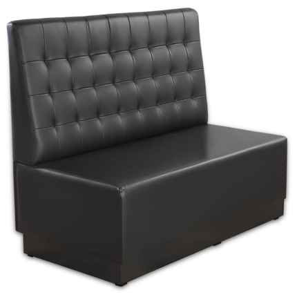 Horeca-Eetbank-Luna-140-cm-Kunstleer-Zwart