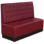 Horeca-Eetbank-Luna-150-cm-Kunstleer-Bordeaux