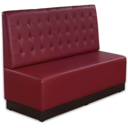 Horeca-Eetbank-Luna-150-cm-Kunstleer-Bordeaux