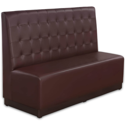 Horeca-Eetbank-Luna-150-cm-Kunstleer-Bruin