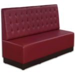 Horeca-Eetbank-Luna-160-cm-Kunstleer-Bordeaux