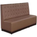 Horeca-Eetbank-Luna-160-cm-Kunstleer-Taupe