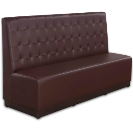 Horeca-Eetbank-Luna-180-cm-Kunstleer-Bruin